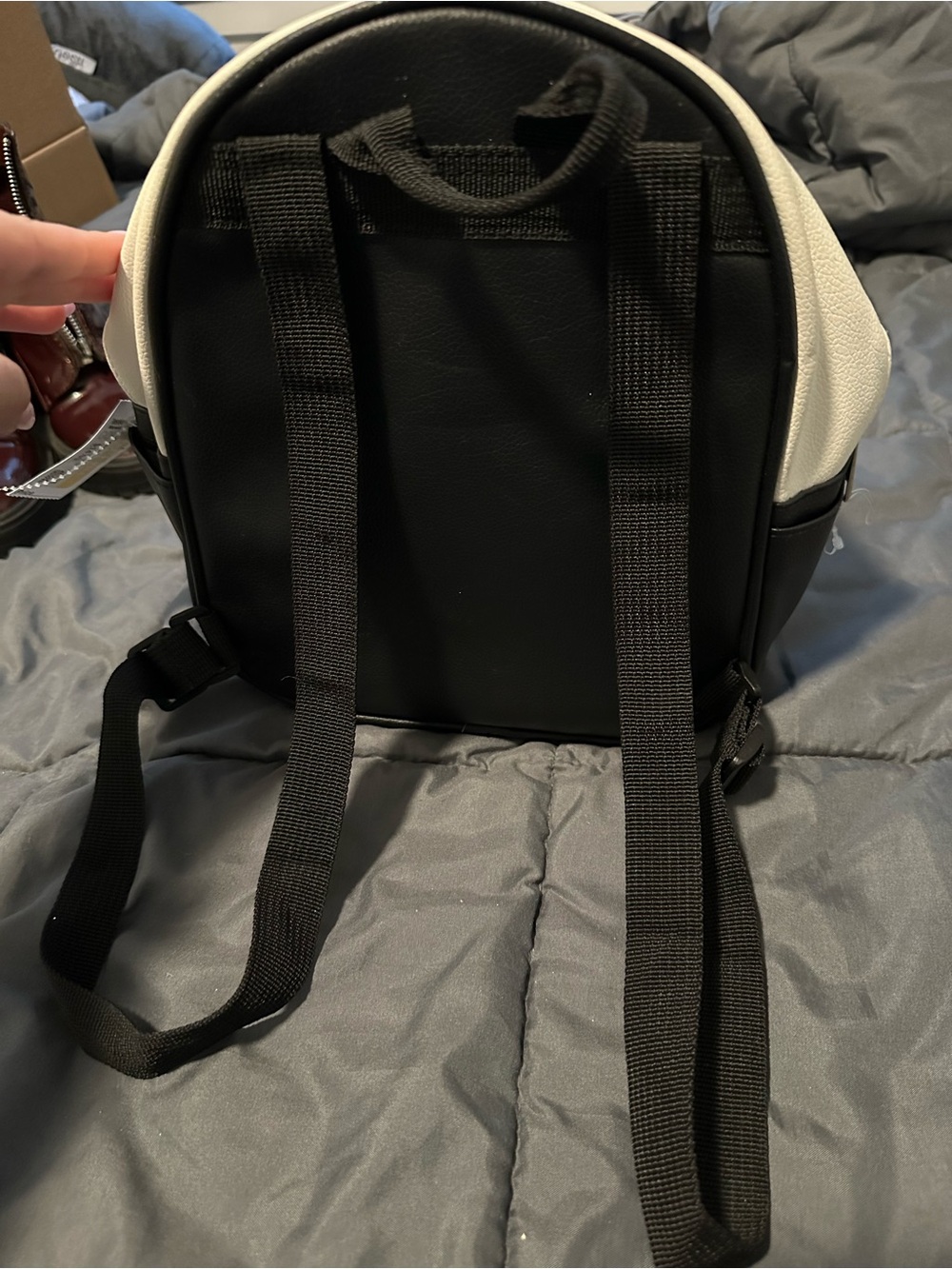 Stranger Things Hawkins High School White & Black Mini Backpack - Picture 2 of 3
